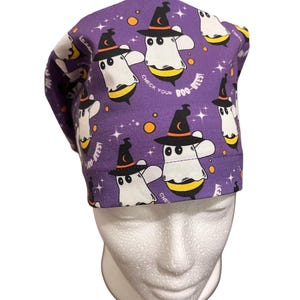 Halloween- Check Your Boo-BEES  Euro Style Scrub Cap