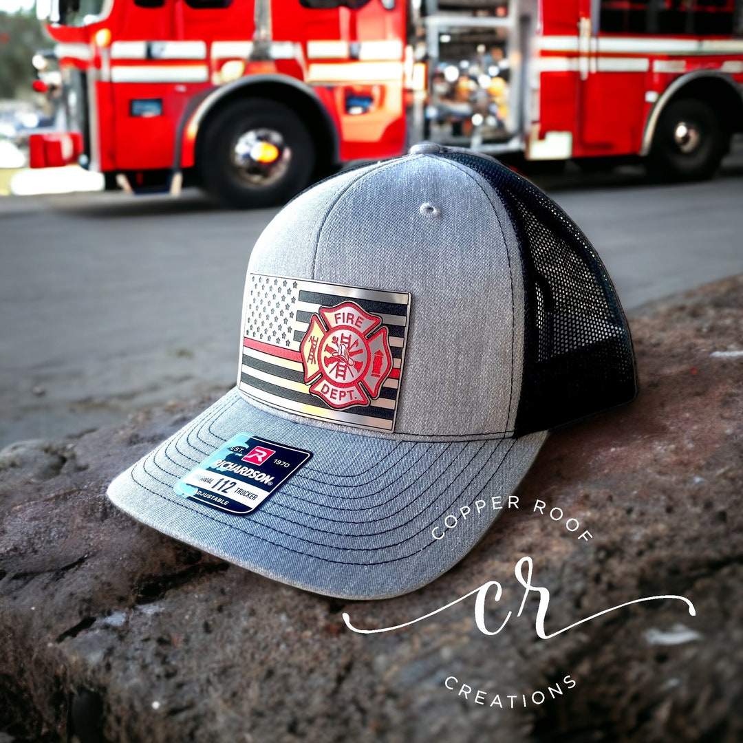 Firefighter / Police Blue Line Richardson 112 Hat / Custom