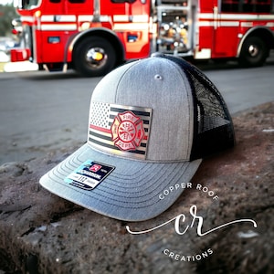 Feuerwehrmann / Polizei blaue Linie Richardson 112 Hat / Custom 112 Hat