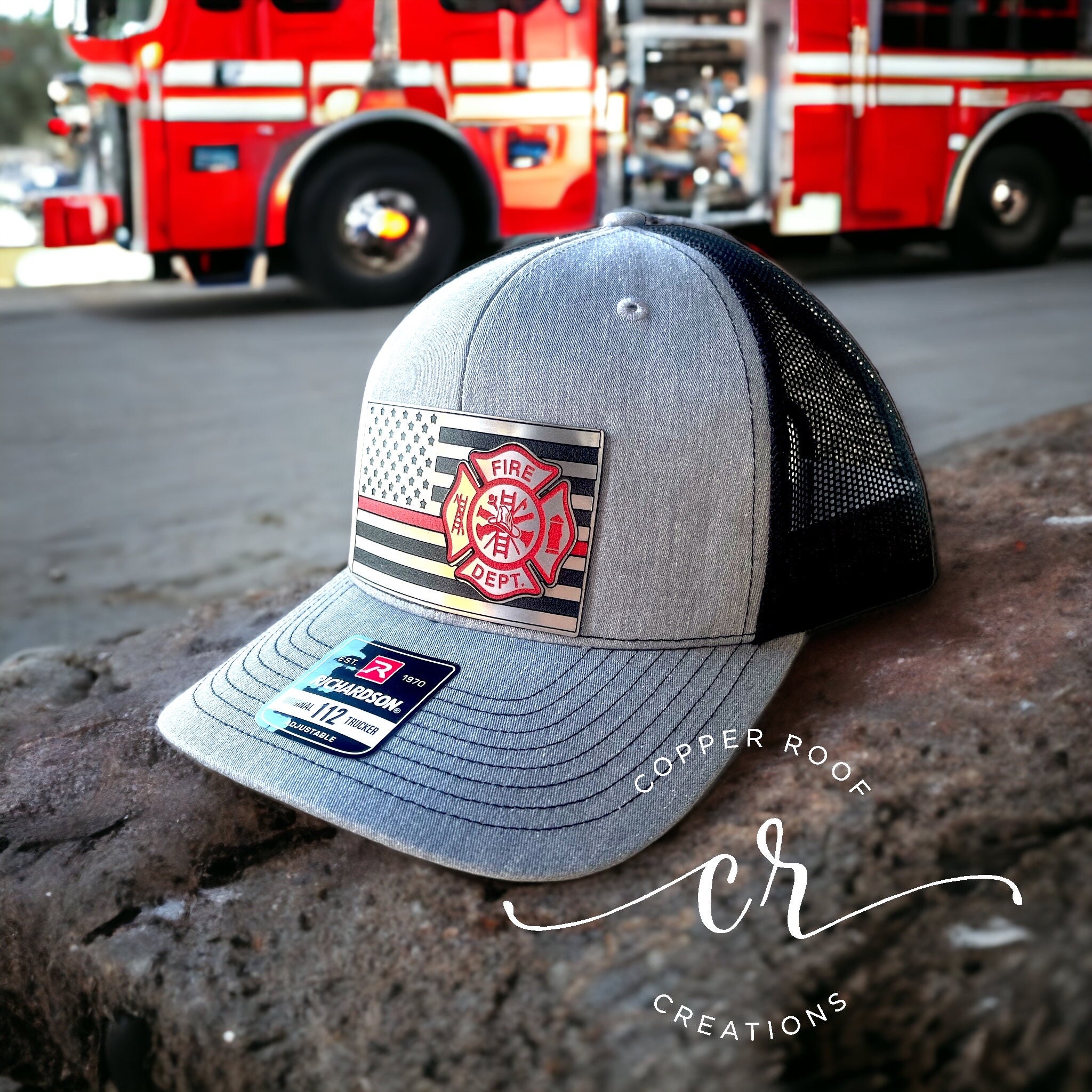 Firefighter / Police Blue Line Richardson 112 Hat / Custom