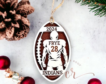 Custom Football Ornament