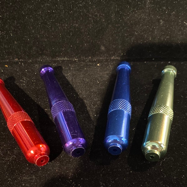 Anodized Aluminum Bat Sneak A Toke Smokeless Tobacco Hand Pipe