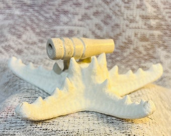 Hand Carved Onyx Cigarette Holder, Unique Stone Design
