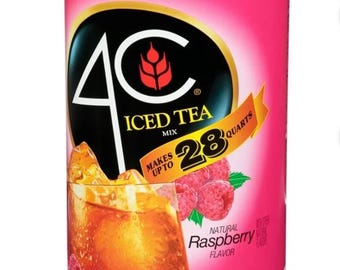 4C Raspberry Iced Tea Stash Can Diversion Safe for Hiding Money and Jewelry