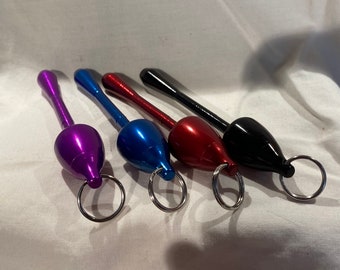 Anodized Aluminum Mushroom Tobacco Pipe: Zeppelin Style