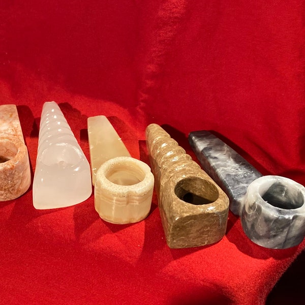 Designer HandCarved Onyx Tobacco Hand Pipe Smoke Pipe Smoking Tobacco Pipe handcrafted carved stone pipe