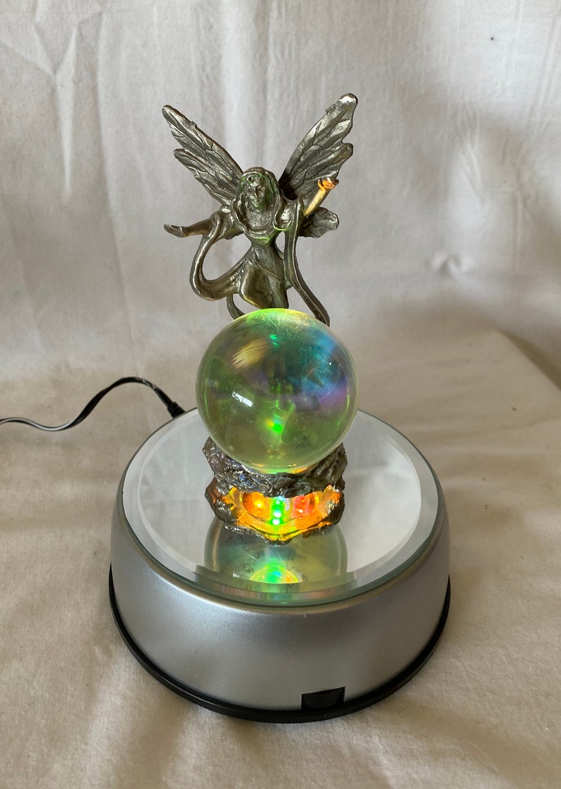 Rotating Lighted Display Stand With Silver Base Multi Etsy