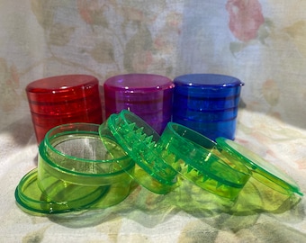 Acrylic Spice Grinder: Pocket Size Herb Grinder with Diamond Teeth