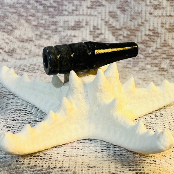 Small Designer Hand Carved Onyx Cigarette Holder handcrafted carved stone Cigarette Holder