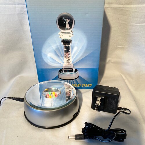 Clear Acrylic Led Lighted Display STAND With MULTICOLOR Etsy