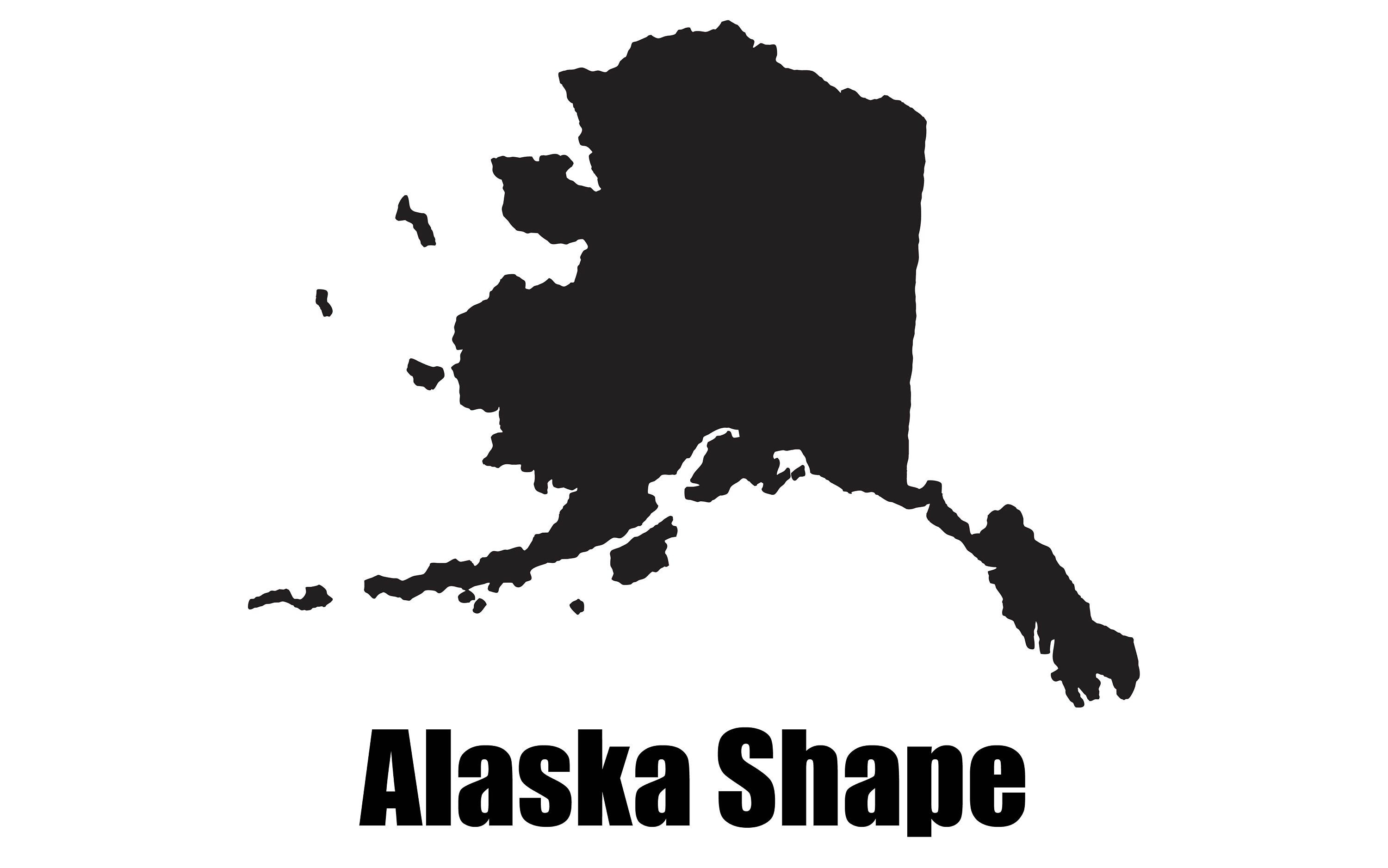 Alaska State SVG Files Alaska Silhouette Cut Files United | Etsy