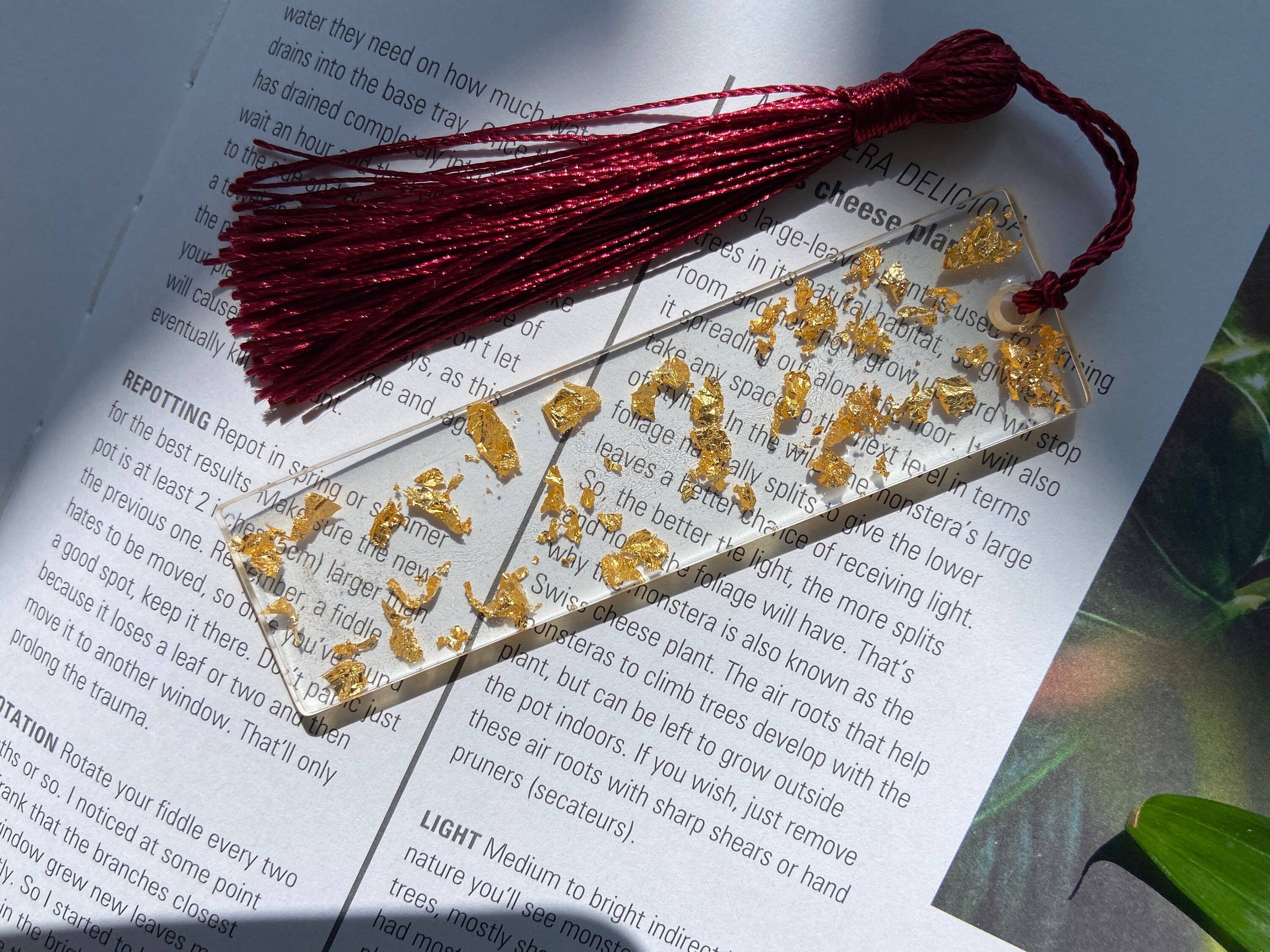 Resin Bookmarks Personalised Bookmarks Handmade Resin Etsy