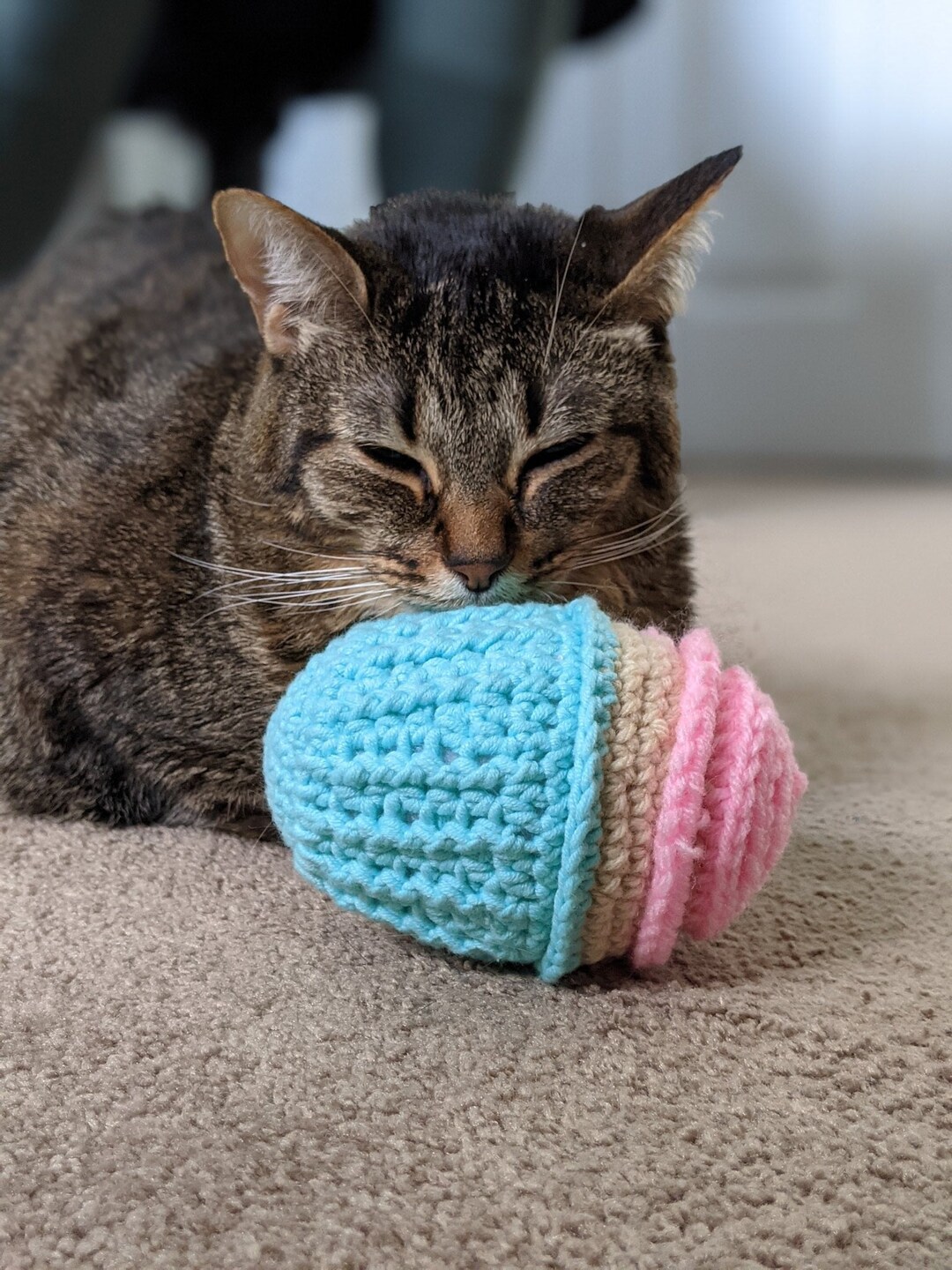 Cupcake Catnipfilled Cat Toy Handmade Cat Toys Etsy