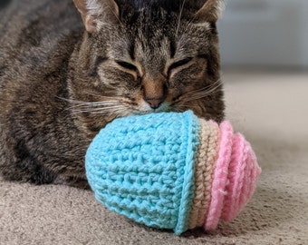 Cupcake Catnip-Filled Cat Toy | Handmade Cat Toys