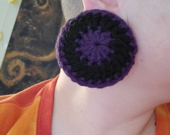 Crochet Plug Mittens/Lobe Warmers