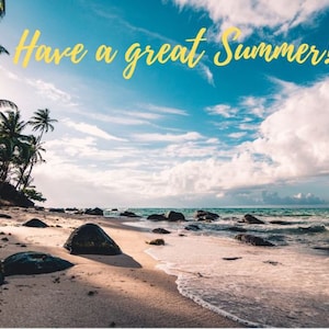 Summer postcard