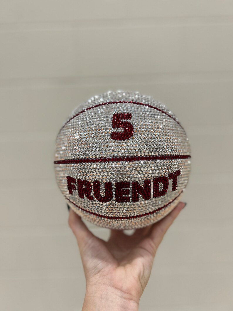 Custom Mini Rhinestone Bedazzled Basketball - Etsy