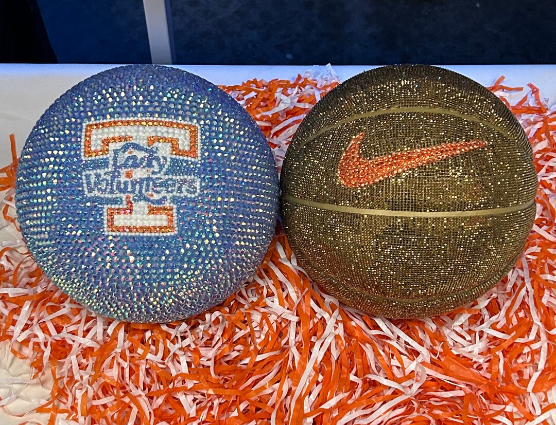 Custom Bedazzled Basketball Etsy