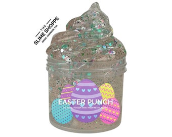 Clear Slime | Easter Slime | Easter Punch Slime | Putty Slime