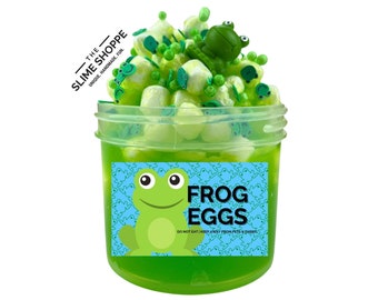 Crunchy Slime | Frog Eggs Slime | Foam Slime | Frog Slime