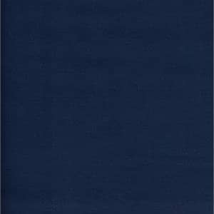 May include: Solid dark blue fabric with a smooth, slightly textured surface.