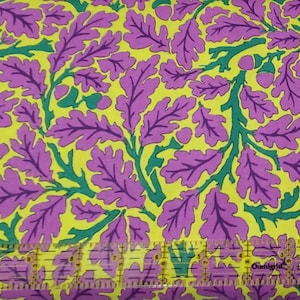 Kaffe Fassett x The Original Morris & Co. Floral Oak violet PWKW003.violet William Morris fabric 100% Cotton