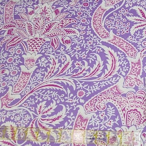 Kaffe Fassett x The Original Morris & Co. Floral Indian Lavender PWKW005.Lavender William Morris fabric 100% Cotton