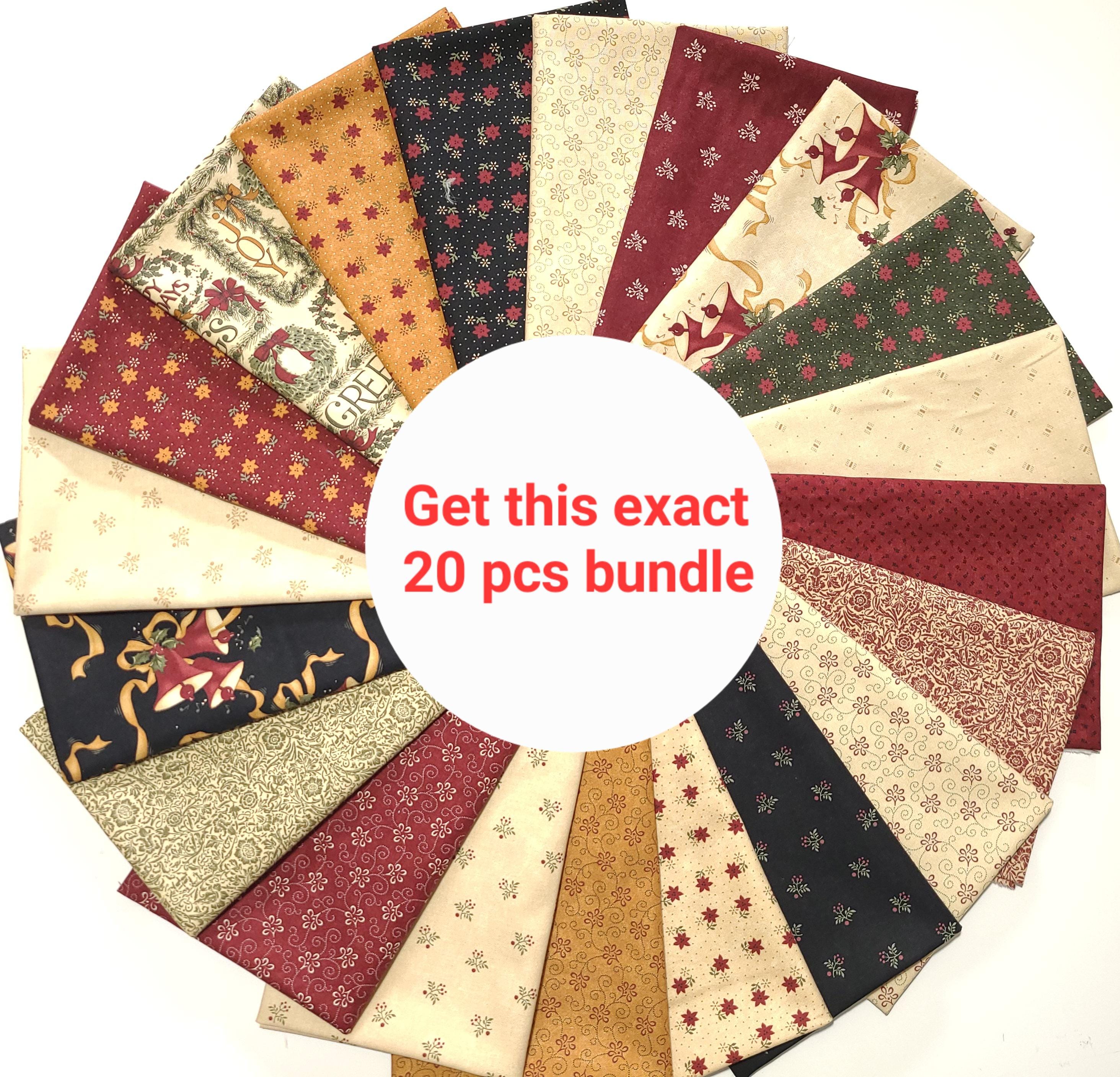 Moda Kansas Troubles A Vintage Christmas Fat Quarter Bundle Cut in Shop ...