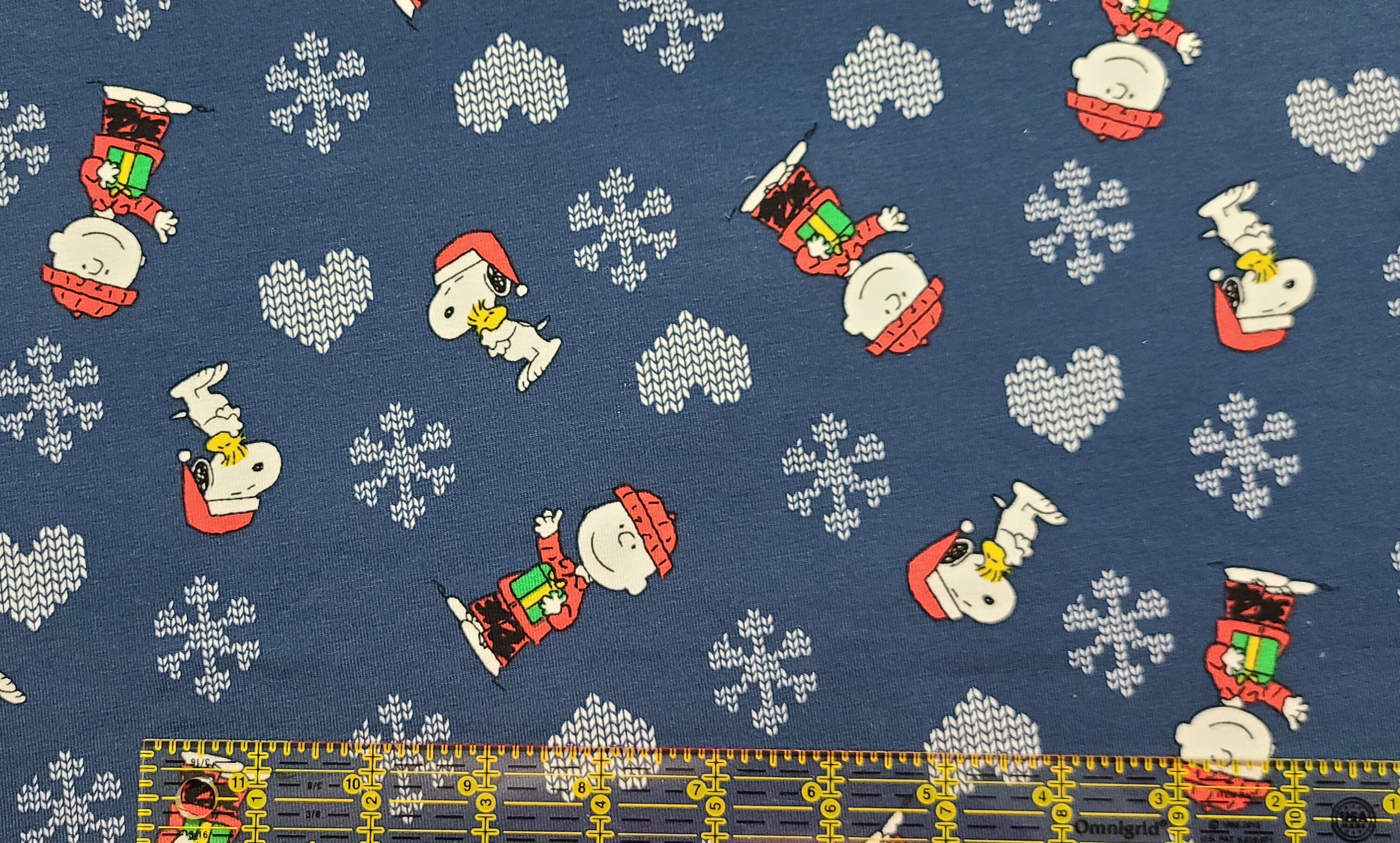 christmas stretch jersey fabric