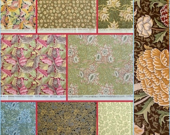 William Morris 2017 by Moda fabric 100% Cotton sold by Fat quarter, half yard and  by the yard