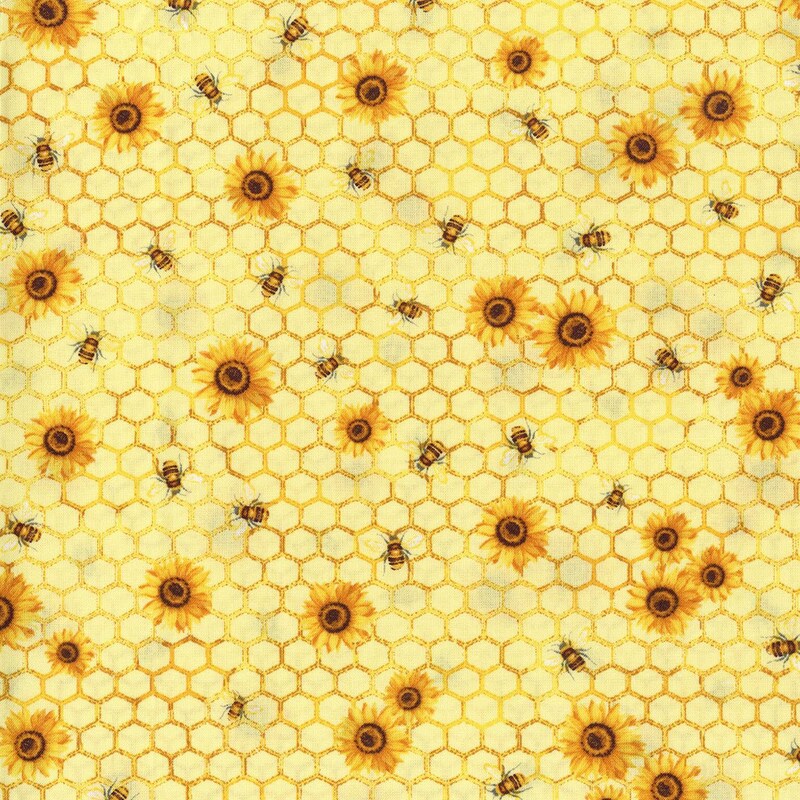 Honey Bee Fabric - Etsy