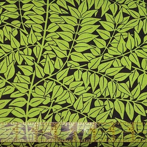 Kaffe Fassett x The Original Morris & Co. Floral Branches black  PWKW009.black William Morris fabric 100% Cotton