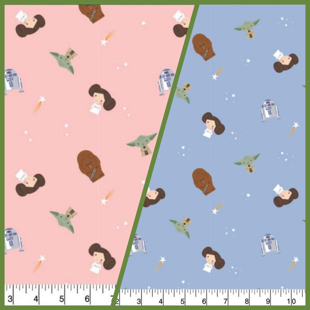 Tissu Coton Star Wars – 3 Motifs 'The Force Se Réveille' – 1/8 Yard Chaque (env. 9x22 Inch) – Neuf
