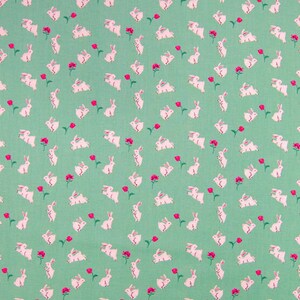 Garden Bunnies Susan Winget Easter Cotton Fabric 100% cotton by the yard