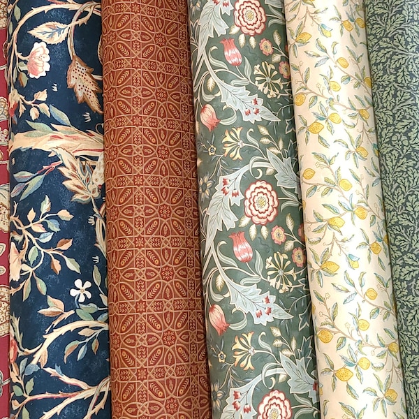 William Morris Fabric by the Yard Etsy
