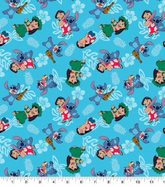 Licensed Disney Lilo and Stitch 36 Panel Disney 702841600715 Cotton W –  The Fabric Candy Shoppe