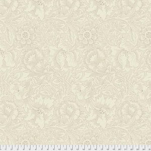 ORIGINAL MORRIS & Co Poppy Cream PWWM029.CREAM for Free Spirit William Morris fabric 100% Cotton