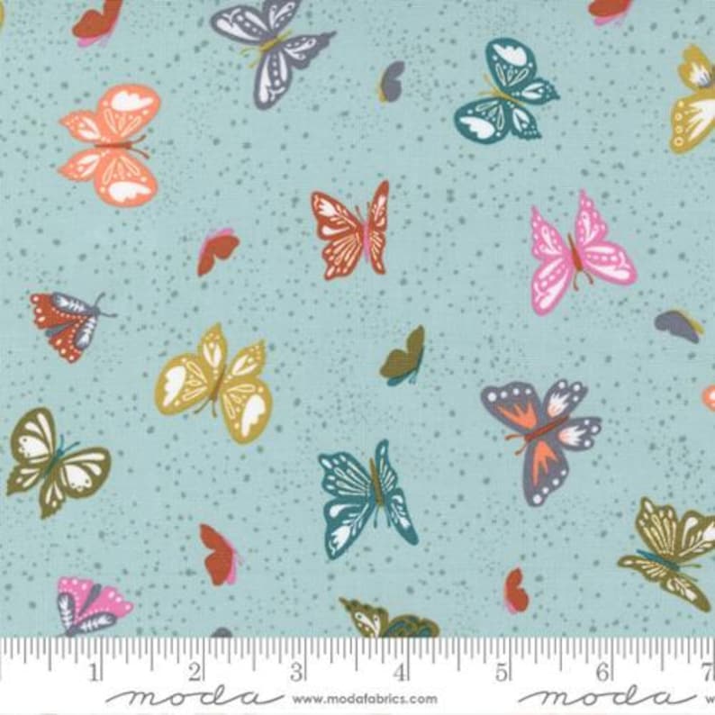 Moda Fabrics Songbook A New Page Mist 45553 18 Quilting Fabric 100% ...