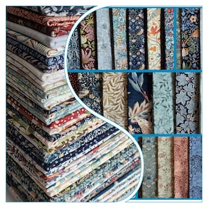 Free Spirit ORIGINAL MORRIS Co. fat quarter bundles William Morris floral quilting cotton fabric