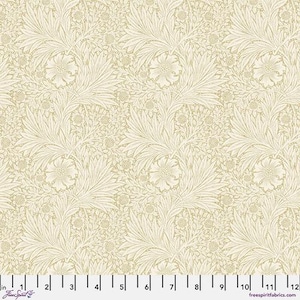 ORIGINAL MORRIS & Co Marigold - Tan PWWM006.TANXX for Free Spirit William Morris fabric 100% Cotton