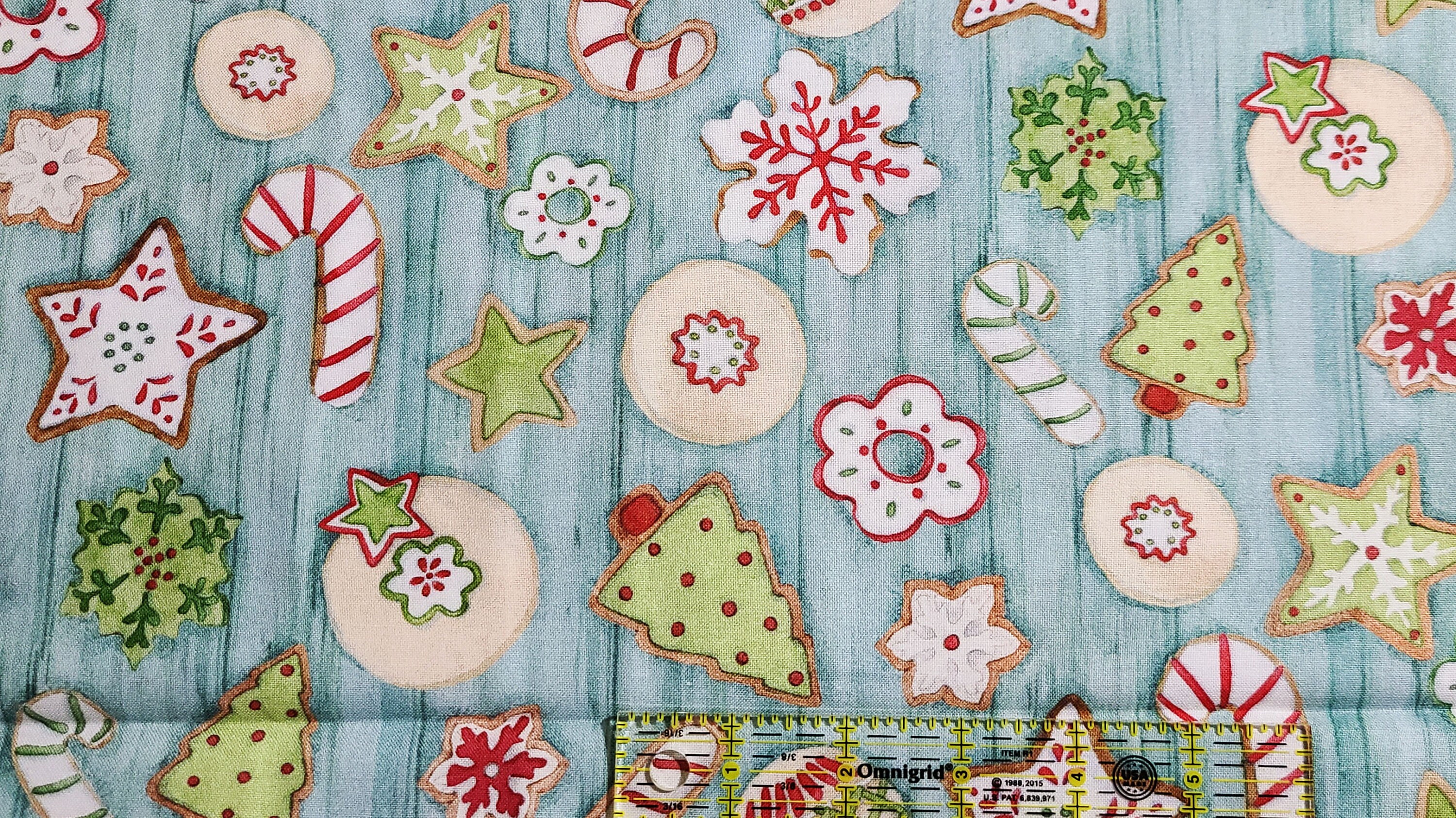 Holiday Icing Cookies Holiday Cotton Fabric Christmas fabric Etsy 10 easy last minute christmas treats