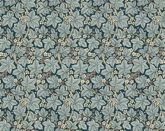 ORIGINAL MORRIS & Co Bramble - Indigo PWWM056.INDIGO for Free Spirit William Morris fabric 100% Cotton