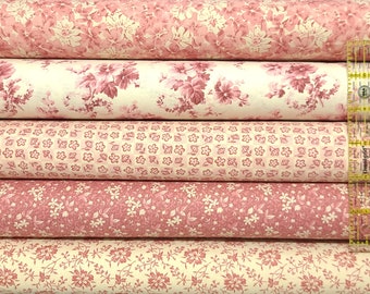 Hope chest clearance pink florals 100% Cotton fabric by the yard