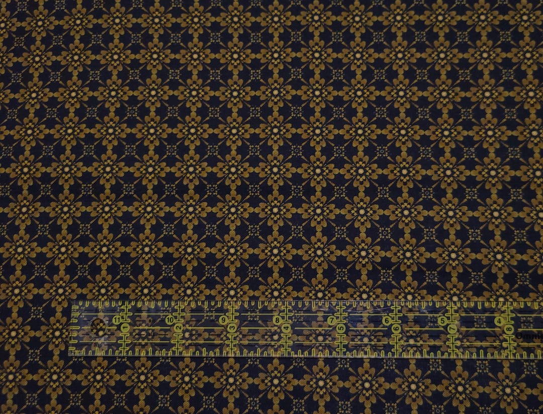 Timeless Treasures Geo Floral FLEUR-CD3188 BLACK 100% Cotton Fabric - Etsy