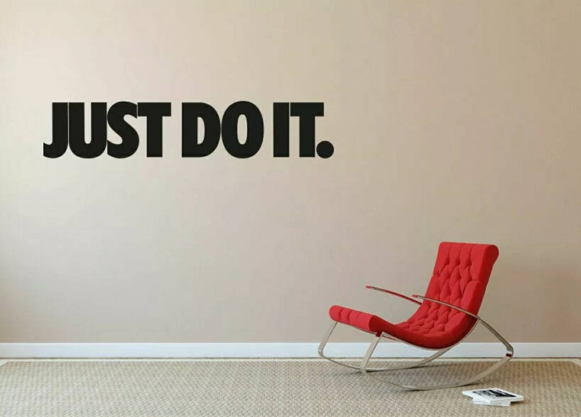 Nike just do it Wall decor High Quality Vinyl removable Etsy