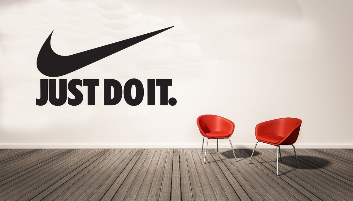Nike just do it Wall decor High Quality Vinyl removable Etsy