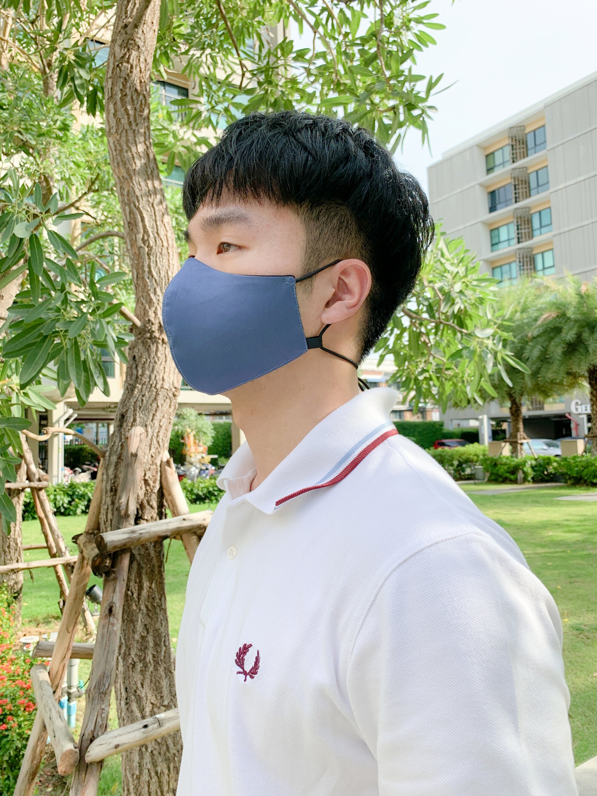 Premium Triple Flower face mask with neck strap adjustable Etsy