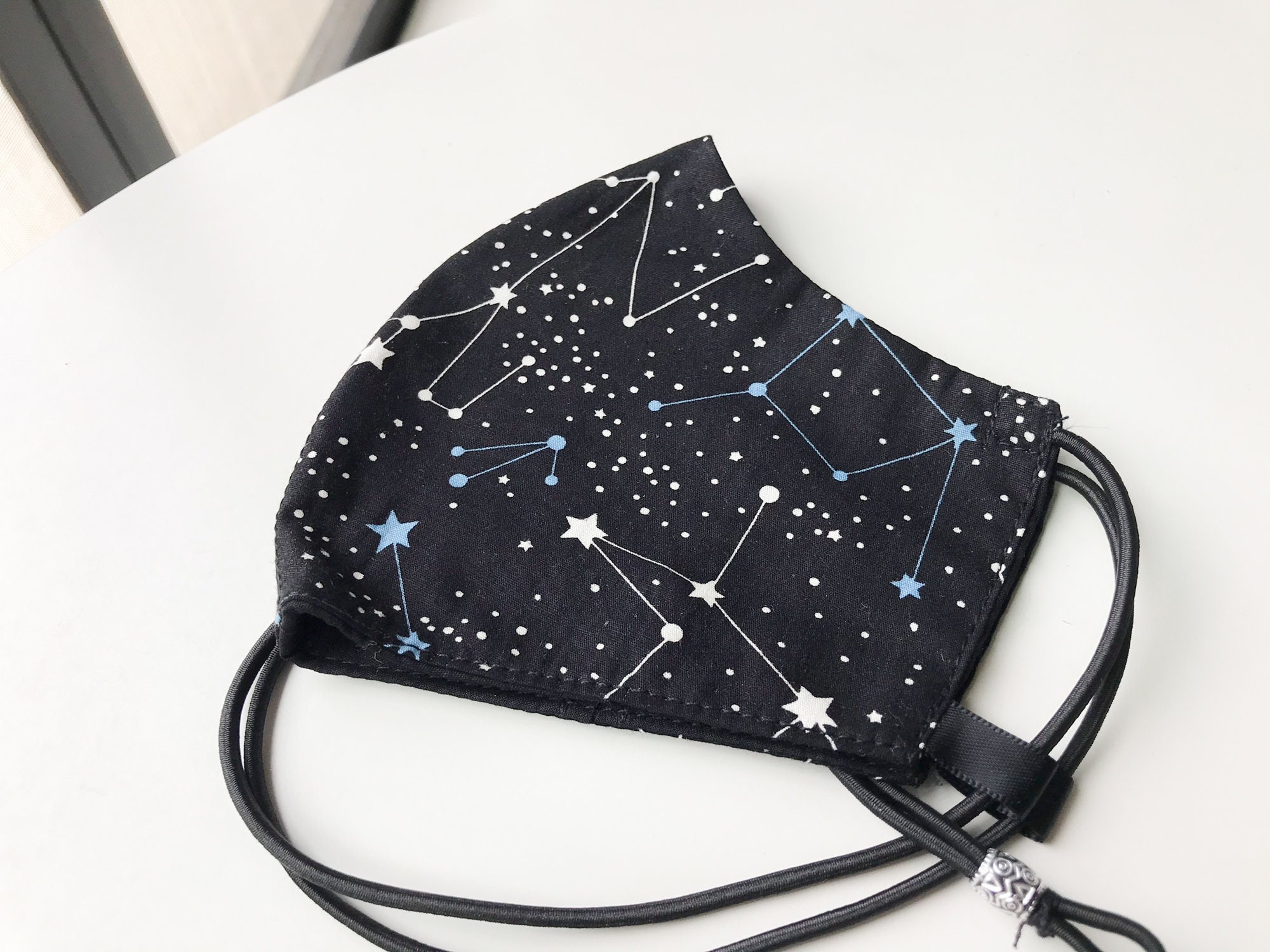 Adjustable Face mask with neck strap adjustable elastic Etsy