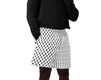 Custom Unisex Long Short Personalized with the Palestinian Kufiya Hatta Pattern