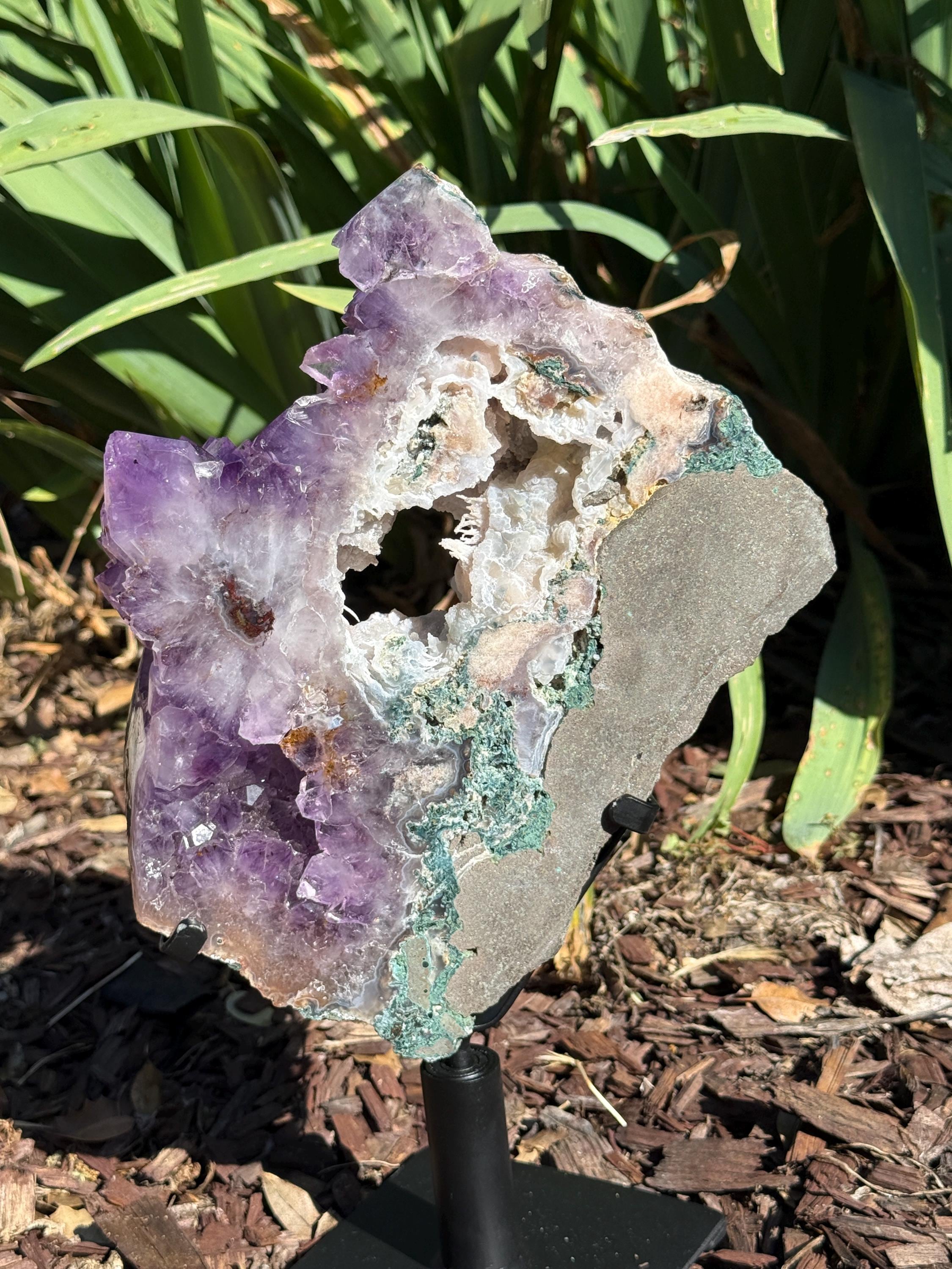 Spinning Amethyst on Stand - Etsy